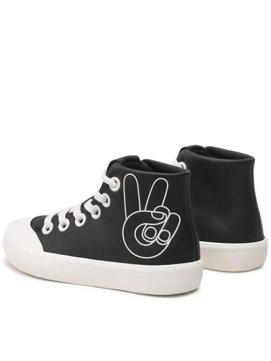Reima Trampki Peace High-Top 5400092A Czarny