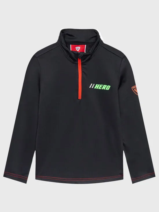 Rossignol Koszulka techniczna Boy Hero RLLYL04 Czarny Regular Fit