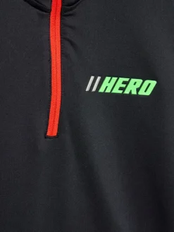 Rossignol Koszulka techniczna Boy Hero RLLYL04 Czarny Regular Fit