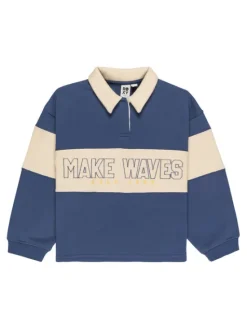 Roxy Bluza Iconic Waves ERGFT04025 Niebieski Boxy Fit
