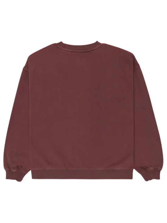 Roxy Bluza Lineup Brushed ERGFT04021 Brązowy Oversize