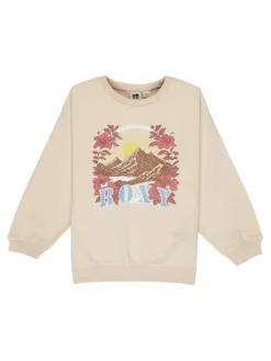 Roxy Bluza Morning Hike Brushed ERGFT04027 Beżowy Regular Fit