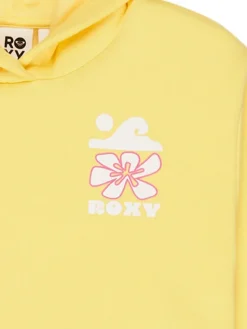 Roxy Bluza Surf Feeling Brushed ERGFT04028 Żółty Relaxed Fit