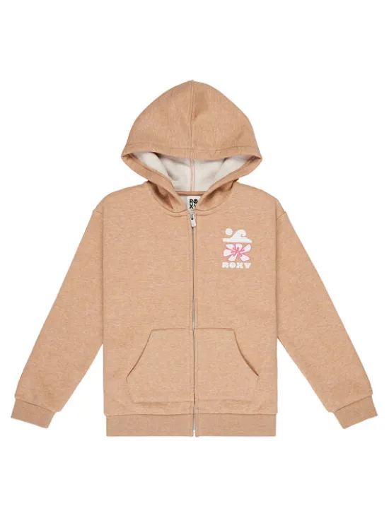 Roxy Bluza Surf Feeling ERGFT04020 Beżowy Relaxed Fit