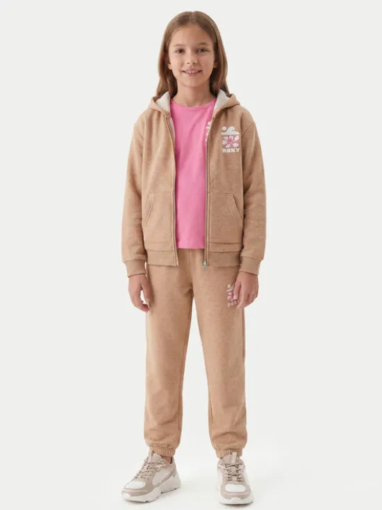 Roxy Bluza Surf Feeling ERGFT04020 Beżowy Relaxed Fit