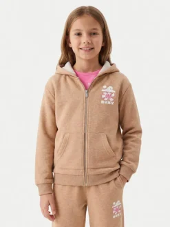 Roxy Bluza Surf Feeling ERGFT04020 Beżowy Relaxed Fit