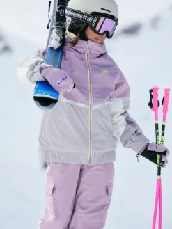 Roxy Kurtka narciarska Hekla Ice ERGTJ03204 Różowy Relaxed Fit
