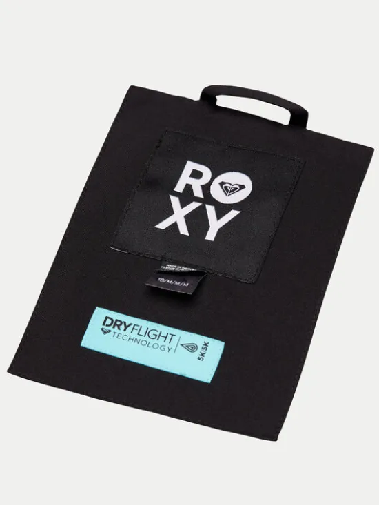 Roxy Kurtka narciarska Snowyhill ERGTJ03205 Czarny Regular Fit