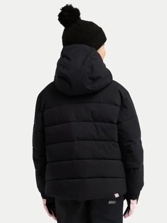 Roxy Kurtka narciarska Snowyhill ERGTJ03205 Czarny Regular Fit