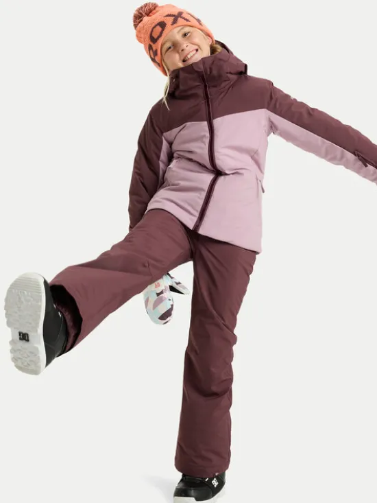 Roxy Kurtka snowboardowa Free Jet Block ERGTJ03197 Różowy Slim Fit