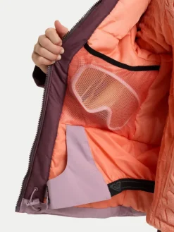 Roxy Kurtka snowboardowa Free Jet Block ERGTJ03197 Różowy Slim Fit