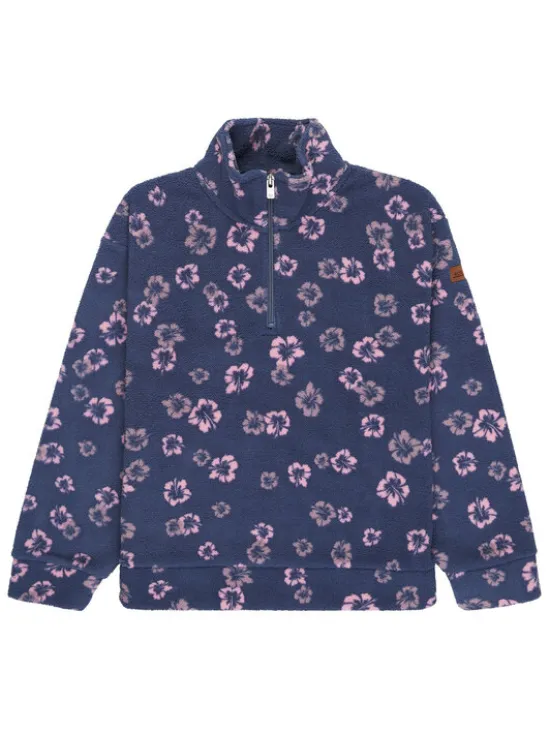 Roxy Polar Calling All Mys ERGPF03082 Granatowy Regular Fit