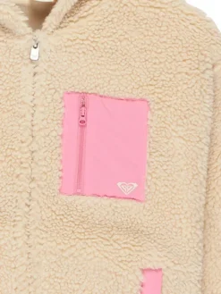 Roxy Polar Perfect Cloud ERGJK03138 Beżowy Relaxed Fit