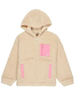 Roxy Polar Perfect Cloud ERGJK03138 Beżowy Relaxed Fit