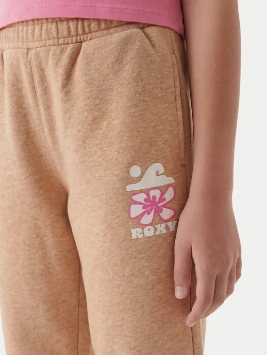 Roxy Spodnie dresowe Surf Feeling ERGFB03337 Beżowy Regular Fit