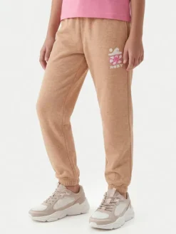 Roxy Spodnie dresowe Surf Feeling ERGFB03337 Beżowy Regular Fit