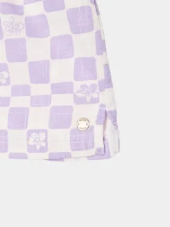 Roxy Szorty sportowe All Over Again ERGNS03137 Fioletowy Relaxed Fit