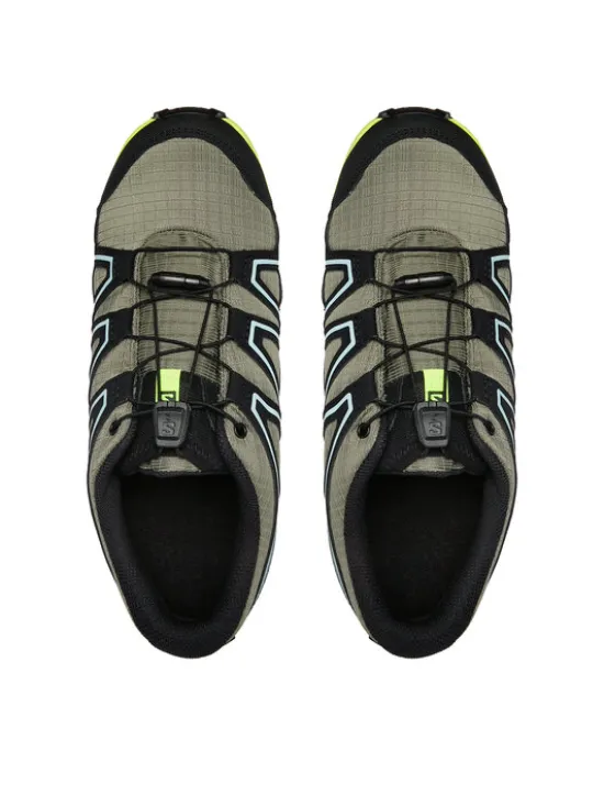 Salomon Buty do biegania Speedcross Climasalomon™ Waterproof L47278900 Zielony