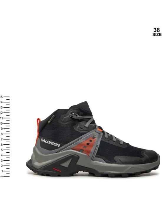 Salomon Trekkingi X Raise Mid Gore-Tex L47458000 Czarny