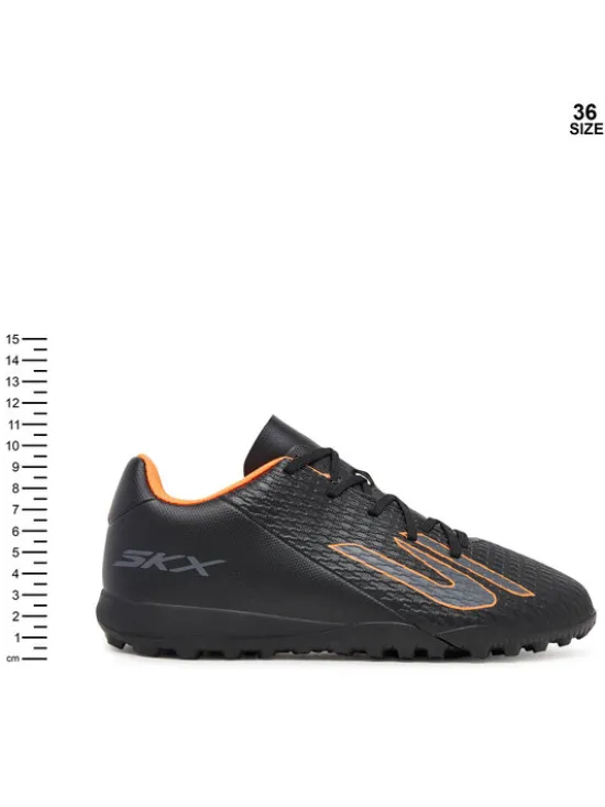 Skechers Buty do piłki nożnej Jr Youth Tf 252164L BKOR Czarny