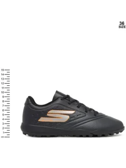 Skechers Buty do piłki nożnej Razor 1.5 Jr Youth TF 252061L BKOR Czarny
