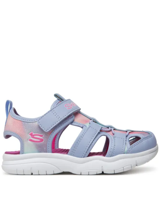 Skechers Sandały Flex Splash-Daylight Shimmer 303276L/LVHP Fioletowy