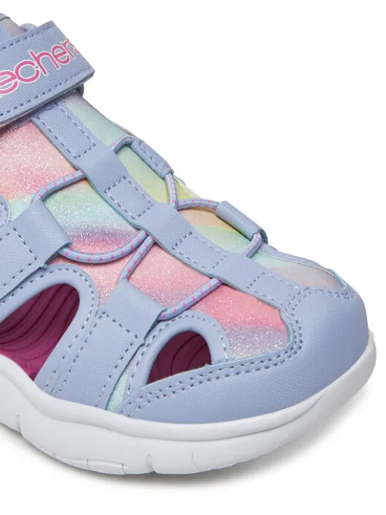 Skechers Sandały Flex Splash-Daylight Shimmer 303276L/LVHP Fioletowy