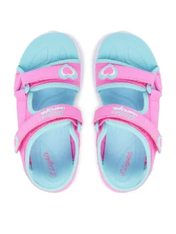Skechers Sandały Heart Lights Sandals 303114L/PKTQ Różowy
