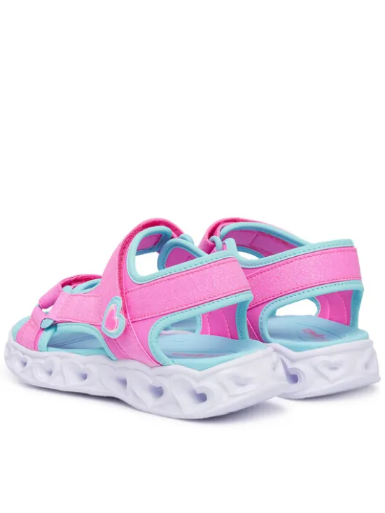 Skechers Sandały Heart Lights Sandals 303114L/PKTQ Różowy