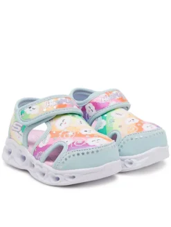 Skechers Sandały Heart Lights Sandals-Cutie Clouds 302977N/TQMT Turkusowy