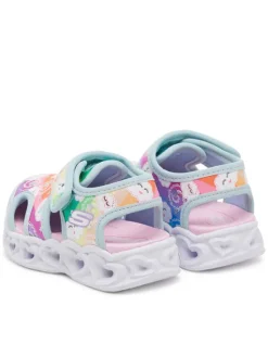 Skechers Sandały Heart Lights Sandals-Cutie Clouds 302977N/TQMT Turkusowy