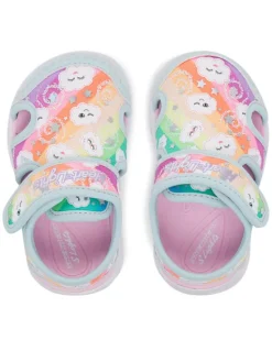 Skechers Sandały Heart Lights Sandals-Cutie Clouds 302977N/TQMT Turkusowy