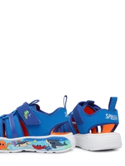 Skechers Sandały Infants' Play Scene Splash 407041N/LTBL Niebieski