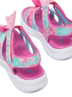 Skechers Sandały Jumpsters Sandal - Butterfly Brites 303109L/PKMT Różowy