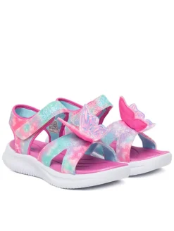 Skechers Sandały Jumpsters Sandal - Butterfly Brites 303109L/PKMT Różowy