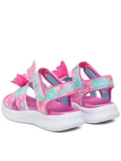 Skechers Sandały Jumpsters Sandal - Butterfly Brites 303109L/PKMT Różowy