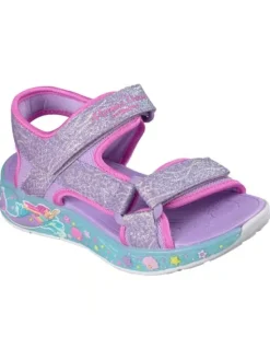 Skechers Sandały 303108L-LVMT Fioletowy