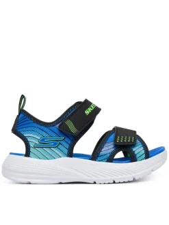 Skechers Sandały Microspec-Splash 407034N/BKLM Niebieski