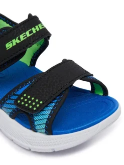 Skechers Sandały Microspec-Splash 407034N/BKLM Niebieski