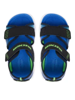 Skechers Sandały Microspec-Splash 407034N/BKLM Niebieski