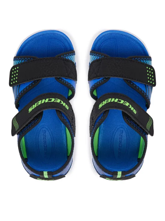 Skechers Sandały Microspec-Splash 407034N/BKLM Niebieski