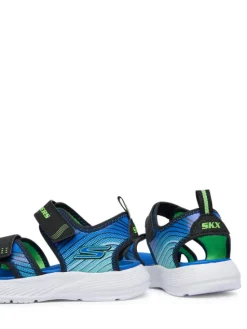 Skechers Sandały Microspec-Splash 407034N/BKLM Niebieski