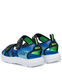 Skechers Sandały Microspec-Splash 407034N/BKLM Niebieski