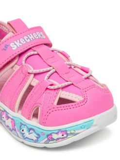 Skechers Sandały Play Scene Splash - Cute Crew 303162N/PKLP Różowy
