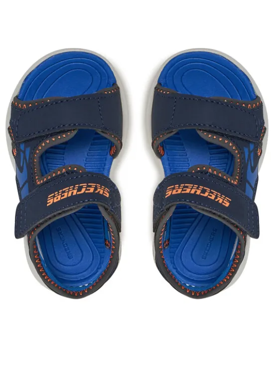 Skechers Sandały Razor Splash- 406513N/NVBL Granatowy
