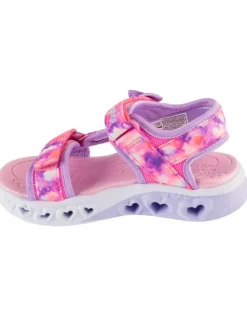 Skechers Sandały Skechers S-Lights: Flutter Hearts Sandal - Blurry Love Różowy