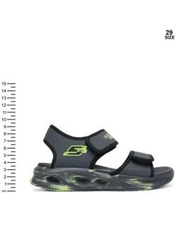 Skechers Sandały Skechers S-Lights: Sola Glow Sandal - Fusion Brights Szary