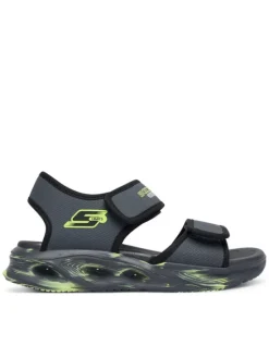 Skechers Sandały Skechers S-Lights: Sola Glow Sandal - Fusion Brights Szary