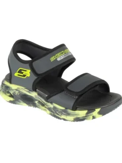 Skechers Sandały Skechers S-Lights: Sola Glow Sandal - Fusion Brights Szary