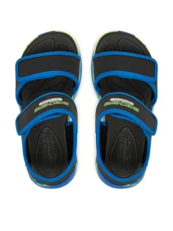 Skechers Sandały S-Lights: Sola Glow Sandal - Fusion Brights 407032L/BKBL Czarny